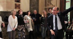 CALTANISSETTA, DELEGAZIONE DI ROCHESTER (NEW YORK) HA VISITATO IL PALAZZO DELLA BANCA DEL NISSENO