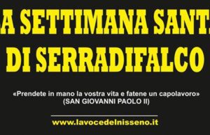 MICHELE BRUCCHERI PUBBLICA «LA SETTIMANA SANTA DI SERRADIFALCO»