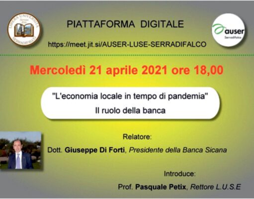 SERRADIFALCO, LIBERA UNIVERSITÀ SENZA ETÀ: TRE INCONTRI ONLINE PER CRESCERE COME COMUNITÀ