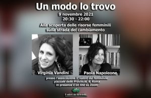 A ROMA SI PRESENTA IL ROMANZO “UN MODO LO TROVO” DI PAOLA NAPOLEONE Paola Napoleone
