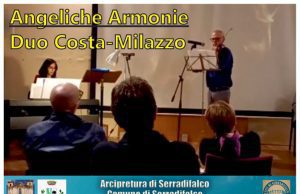 “ANGELICHE ARMONIE” A SERRADIFALCO CON IL DUO GAETANO COSTA E PAOLA GABRIELLA MILAZZO “Angeliche Armonie”