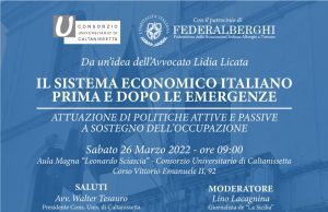 CONSORZIO UNIVERSITARIO DI CALTANISSETTA, SABATO UN CONVEGNO IDEATO DA LIDIA LICATA Consorzio Universitario