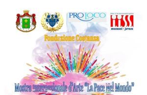 SAN CATALDO, SABATO LA MOSTRA INTERNAZIONALE D’ARTE “LA PACE NEL MONDO” mostra