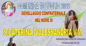 GEMELLAGGIO TRA LE CONFRATERNITE DI SANTA CATERINA VILLARMOSA E SANTA CATERINA DELLO IONIO Gemellaggio tra le Confraternite