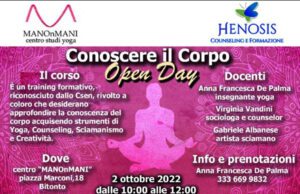 “CONOSCERE IL CORPO” CON L’INSEGNANTE DI YOGA INTERCULTURALE ANNA FRANCESCA DE PALMA Anna Francesca De Palma