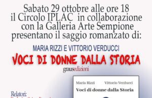 ROMA, MARIA RIZZI E VITTORIO VERDUCCI PRESENTANO UN LIBRO DEDICATO ALLE DONNE DELLA STORIA maria rizzi