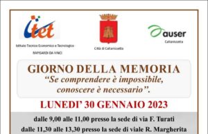 GIORNO DELLA MEMORIA A CALTANISSETTA Giorno della Memoria