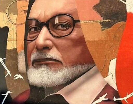 SERRADIFALCO, GIULIO GEBBIA E IL SUO MURALE DEDICATO AL GRANDE PRIMO LEVI A NICHELINO gebbia