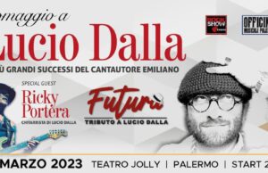 “OMAGGIO A LUCIO DALLA” IL 9 MARZO A PALERMO lucio