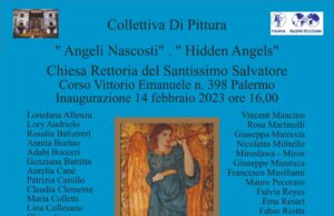 “ANGELI NASCOSTI”, A PALERMO UNA MOSTRA CON LE OPERE DI 45 ARTISTI “Angeli Nascosti”