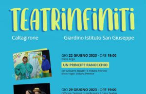 CALTAGIRONE, AL VIA LA RASSEGNA “TEATRINFINITI” DAL 22 GIUGNO AL 13 LUGLIO caltagirone