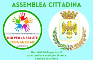 ASSEMBLEA CITTADINA SU “IL DIRITTO ALLA SALUTE NEL SISTEMA SANITARIO NAZIONALE” A SANTA CATERINA Assemblea cittadina