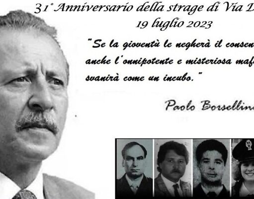 RICORDARE PAOLO BORSELLINO, MAESTRO DEI SACRI VALORI DI GIUSTIZIA E LEGALITÀ paolo borsellino