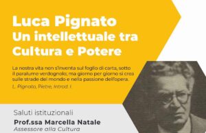 CALTANISSETTA, INIZIATIVA CULTURALE ALLA BIBLIOTECA SCARABELLI SU LUCA PIGNATO Iniziativa culturale alla Biblioteca Scarabelli