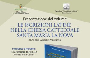 CALTANISSETTA, OGGI LA PRESENTAZIONE DEL LIBRO DI MUSCARELLA caltanissetta