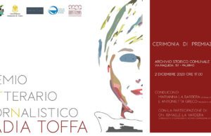 PALERMO, PREMIO LETTERARIO GIORNALISTICO “NADIA TOFFA”: SABATO I RICONOSCIMENTI Premio