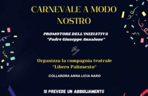 DOMANI A SAN CATALDO CARNEVALE CON ABITI D’EPOCA carnevale
