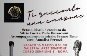 A ROMA “TI RACCONTO UNA CANZONE” TRA MUSICA ED EMOZIONI musica