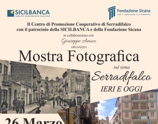 “SERRADIFALCO IERI E OGGI”, INAUGURAZIONE DELLA MOSTRA FOTOGRAFICA NEL POMERIGGIO mostra