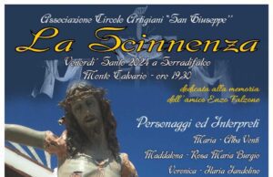 SERRADIFALCO, VENERDÌ LA SCINNENZA SUL MONTE CALVARIO scinnenza