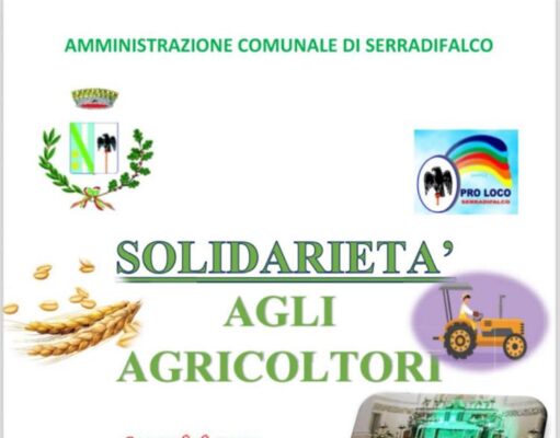 SERRADIFALCO, FIORISCE LA SOLIDARIETÀ PER GLI AGRICOLTORI NELLA SETTIMANA SANTA agricoltori