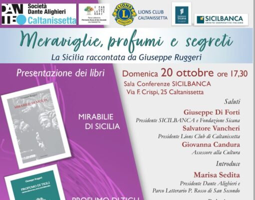 OGGI A CALTANISSETTA TRA MERAVIGLIE, PROFUMI E SEGRETI meraviglie