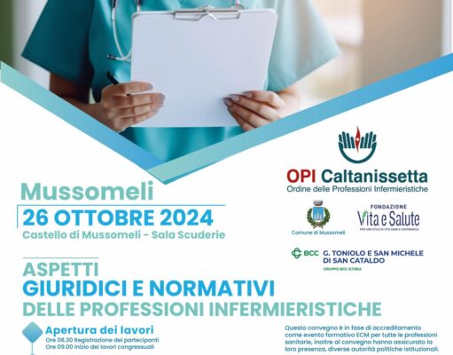 “ASPETTI GIURIDICI E NORMATIVI DELLE PROFESSIONI INFERMIERISTICHE” A MUSSOMELI mussomeli