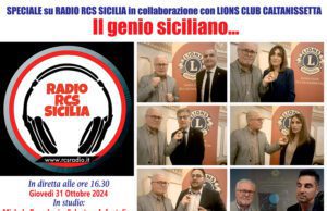 SPECIALE “IL GENIO SICILIANO…” OGGI POMERIGGIO SU RADIO RCS SICILIA speciale