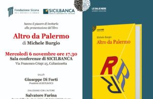 CALTANISSETTA, NEL POMERIGGIO IL LIBRO DI MICHELE BURGIO caltanissetta