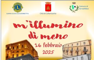 ADESIONE A “M’ILLUMINO DI MENO”, CALTANISSETTA E SERRADIFALCO INSIEME “M’illumino di Meno”