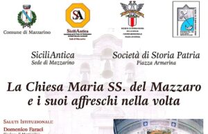 “LA CHIESA MARIA SS. DEL MAZZARO E I SUOI AFFRESCHI NELLA VOLTA” A MAZZARINO Mazzaro