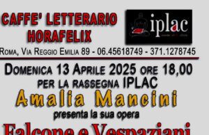 A ROMA IL LIBRO DI AMALIA MANCINI “FALCONE E VESPAZIANI – UN’ALLEANZA PER LA VERITÀ” Amalia Mancini