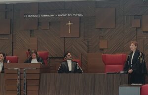 GELA, IL BENVENUTO DEL SINDACO ALLA PRESIDENTE DELLA SEZIONE PENALE DEL TRIBUNALE sindaco