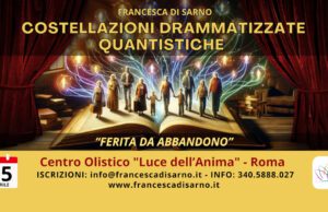 CON FRANCESCA DI SARNO PER LE COSTELLAZIONI DRAMMATICHE QUANTISTICHE Drammatizzate