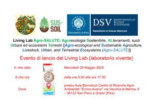 DOMANI A PISA PARTE AGRO-SALUTE Agro-SALUTE