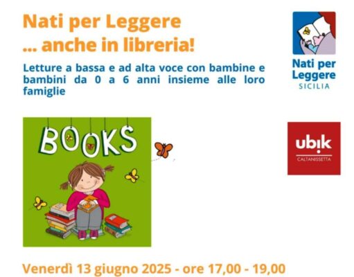 DOMANI A CALTANISSETTA NATI PER LEGGERE ALLA LIBRERIA UBIK Nati per Leggere
