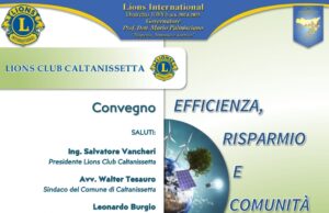GIOVEDÌ POMERIGGIO CONVEGNO DEL LIONS CLUB CALTANISSETTA Club