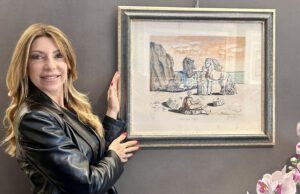 PALERMO, PREZIOSA LITOGRAFIA DI GIORGIO DE CHIRICO AL CENTRO D’ARTE RAFFAELLO Giorgio de Chirico