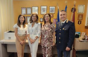 CALTANISSETTA, VISITA IN QUESTURA DEL PREFETTO LICIA MESSINA Messina