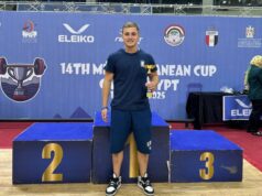SCARANTINO DI CALTANISSETTA BRILLA ALLA COPPA DEL MEDITERRANEO DI PESISTICA IN EGITTO Scarantino