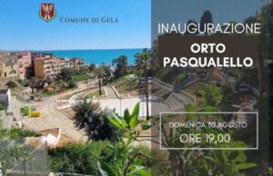 GELA, DOMANI L’INAUGURAZIONE DELL’ORTO PASQUALELLO – IL GIARDINO DELLA CITTÀ gela