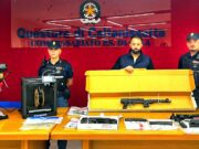 GELA, 25ENNE ARRESTATO PER FABBRICAZIONE E DETENZIONE DI ARMI gela