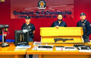 GELA, 25ENNE ARRESTATO PER FABBRICAZIONE E DETENZIONE DI ARMI gela